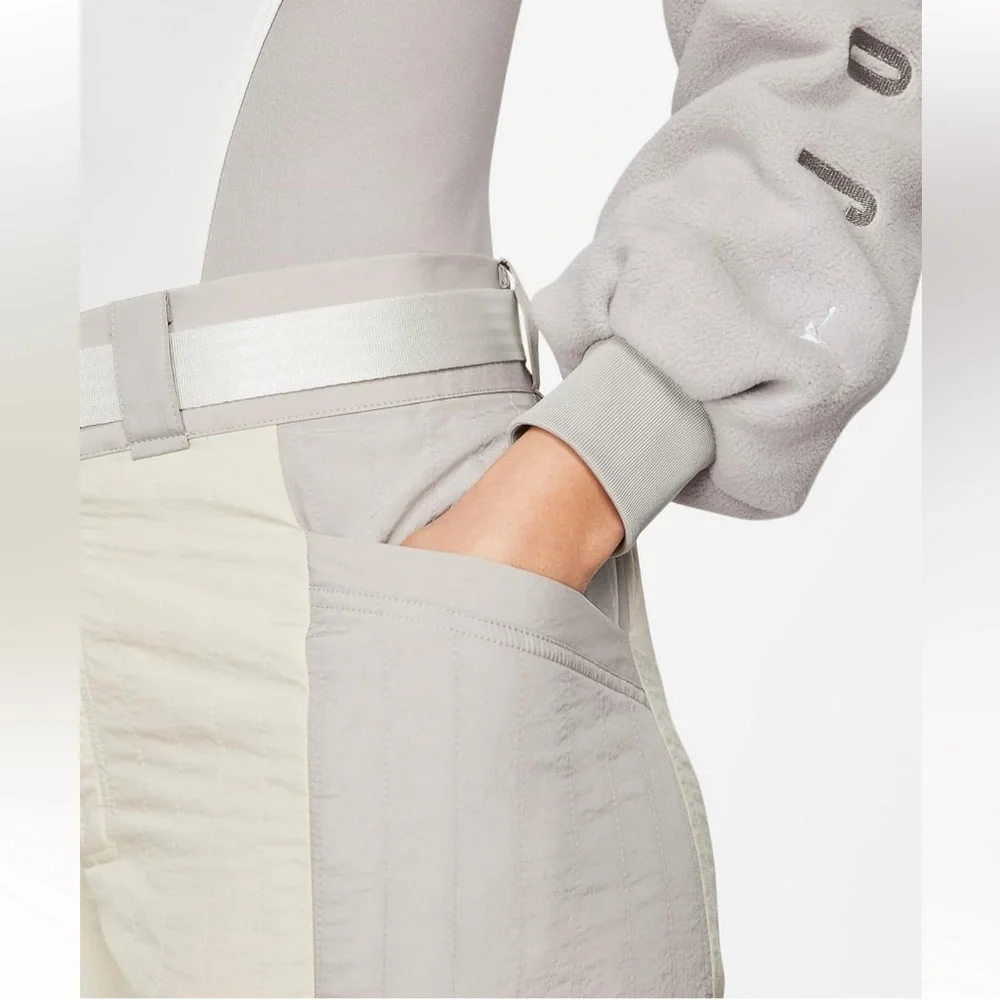 Jordan Women's‎ Cream and Gray Track Pants - Picture 3 of 10